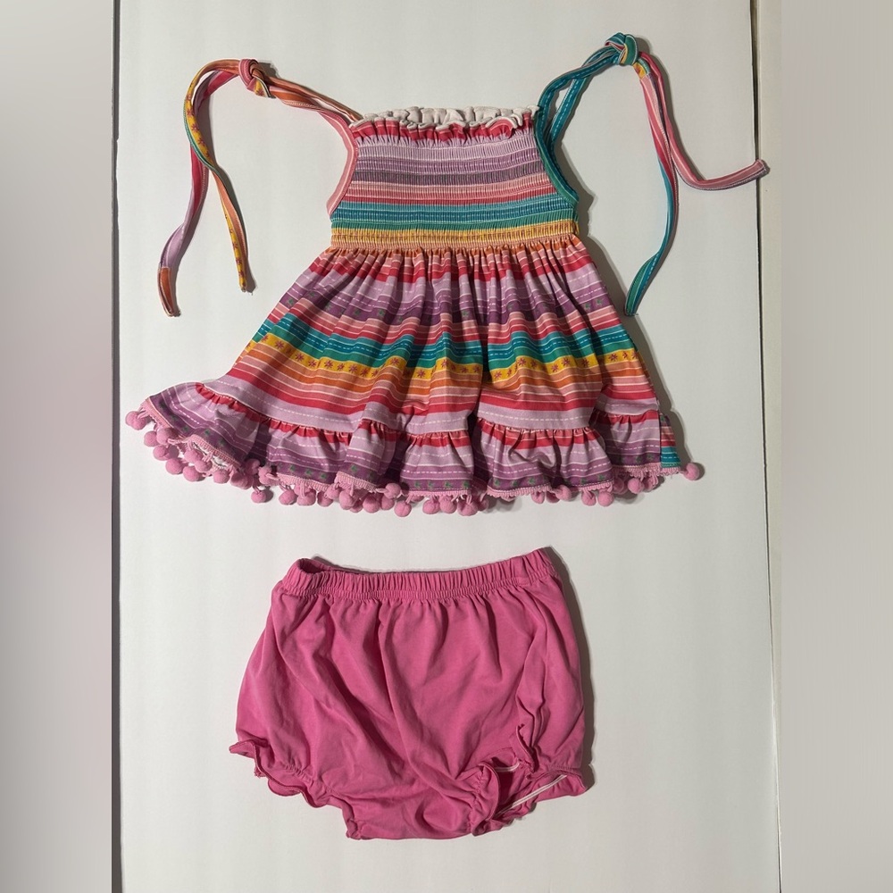 Seaux Smocked Bloomer set 18 month
